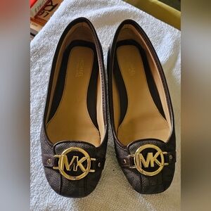 Michael Kors Fulton Studded Logo Moccasin Pre-owned W Size 6